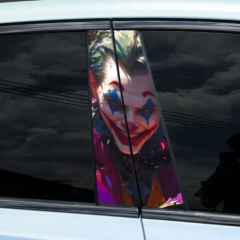 Car Door Joker Graffiti