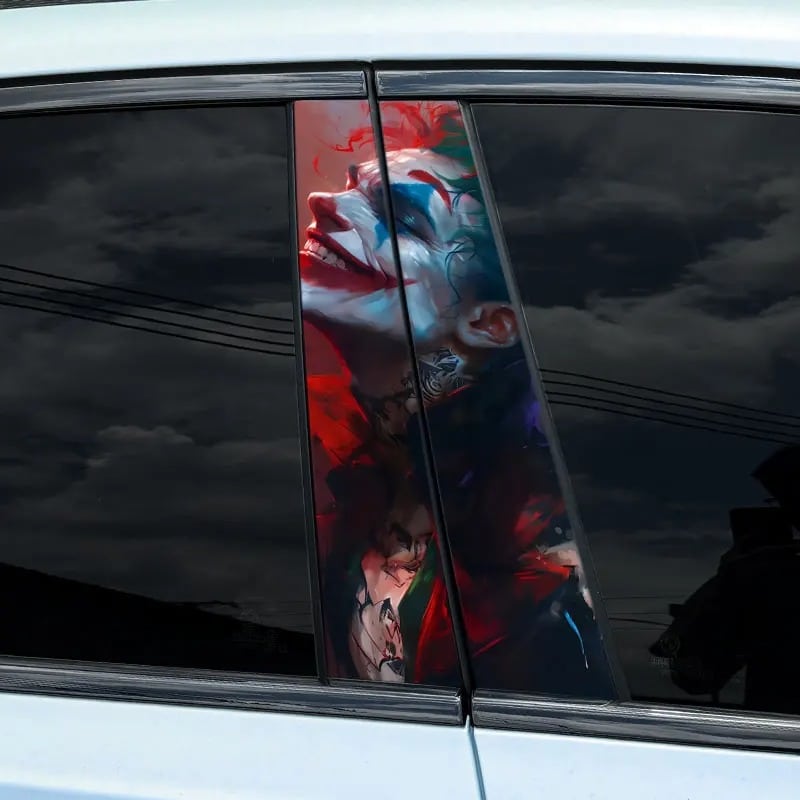 Car Door Joker Graffiti