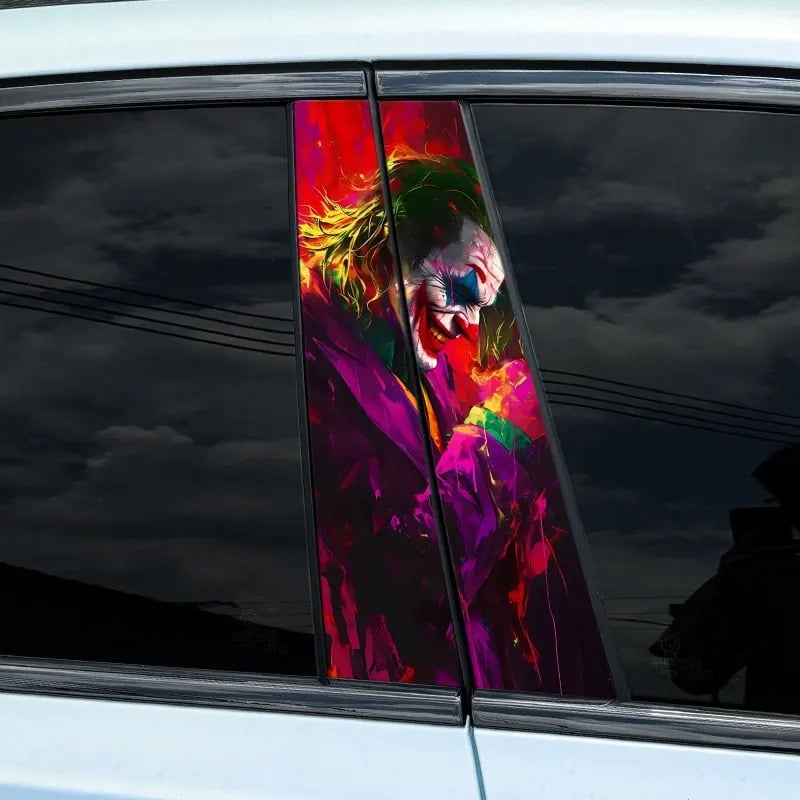 Car Door Joker Graffiti