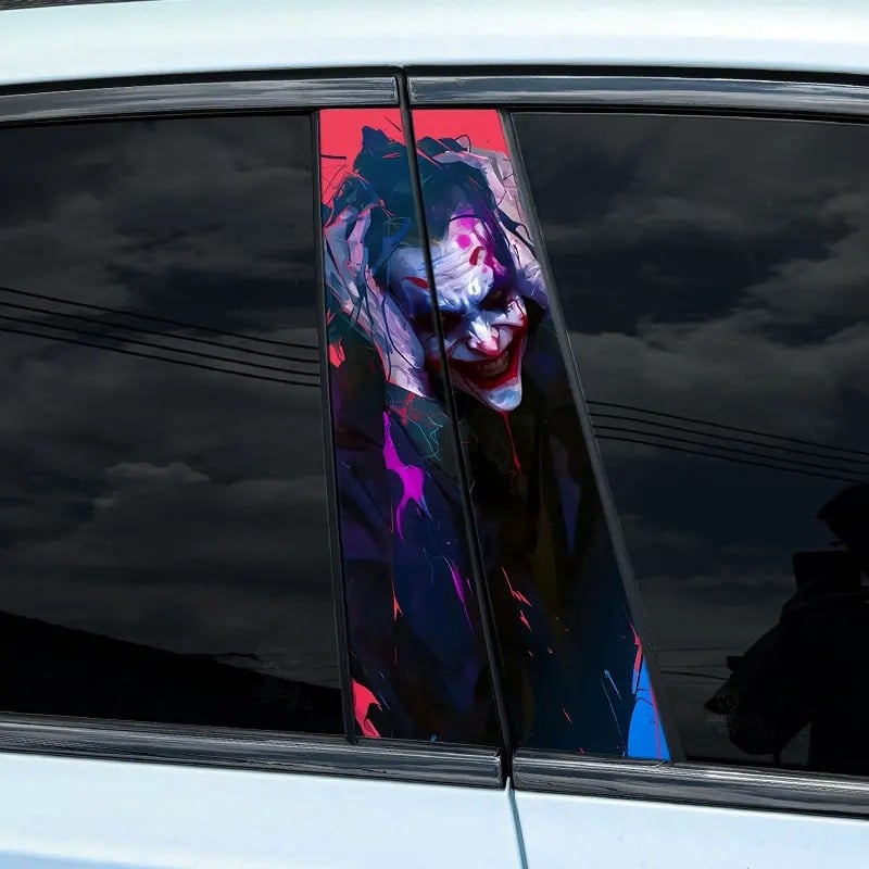 Car Door Joker Graffiti