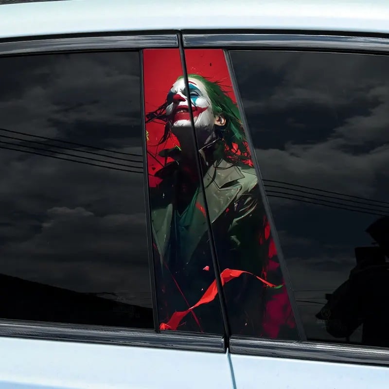 Car Door Joker Graffiti