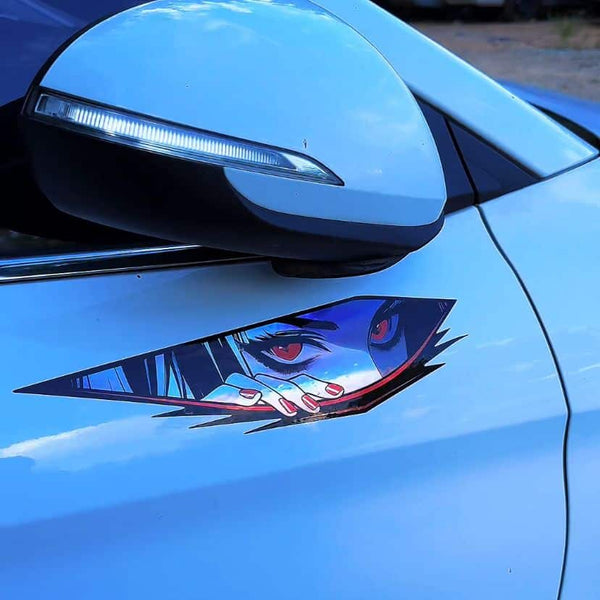 3D Car Anime Eye Sticker