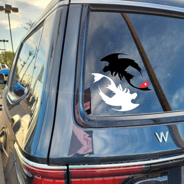 Toothless Car Window Sticker Decal