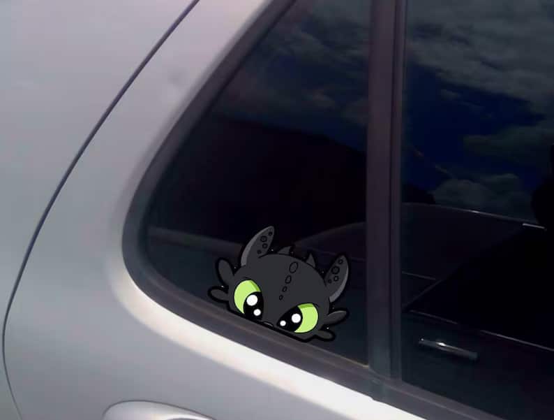 Toothless Car Window Sticker Decal