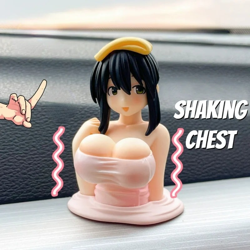 Chest-Shaking Kawaii Kanako Car Ornament