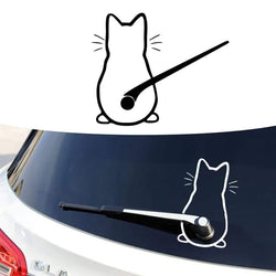 Fun Cat Rear Window Stickers