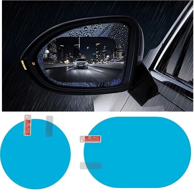 2Pcs Car Rearview Mirror Rainproof Stickers - Anti-Fog Accessories