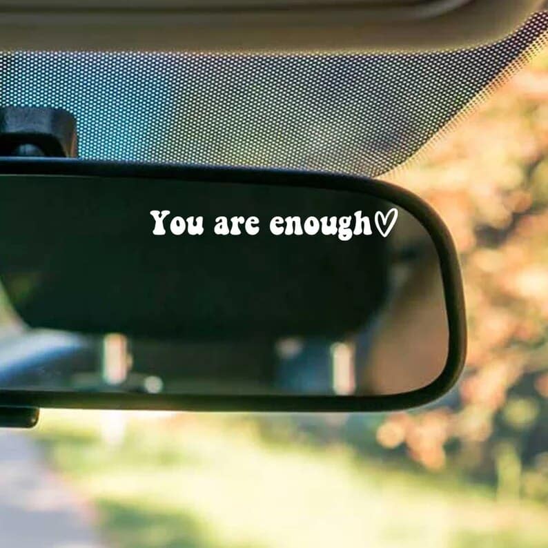 Car Rearview Mirror Decal