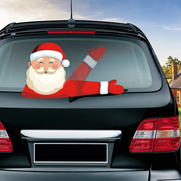 Christmas Waving Car Wiper 3D Stickers