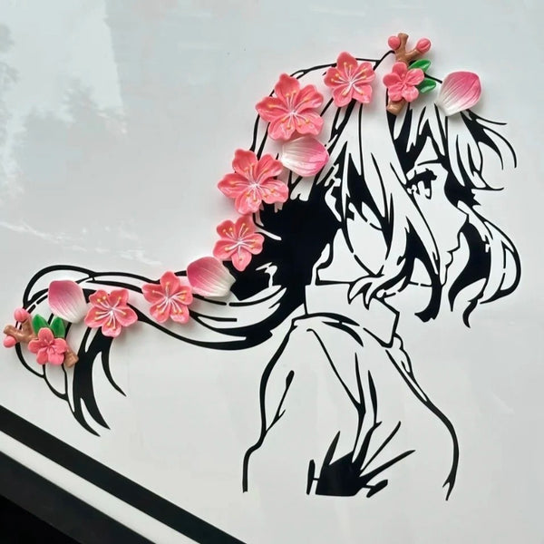 3D Sakura Flower for car