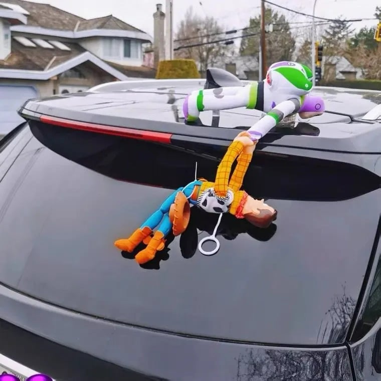 NEW! Toy Story - Sherif Woody & Buzz Lightyear on Vehicle