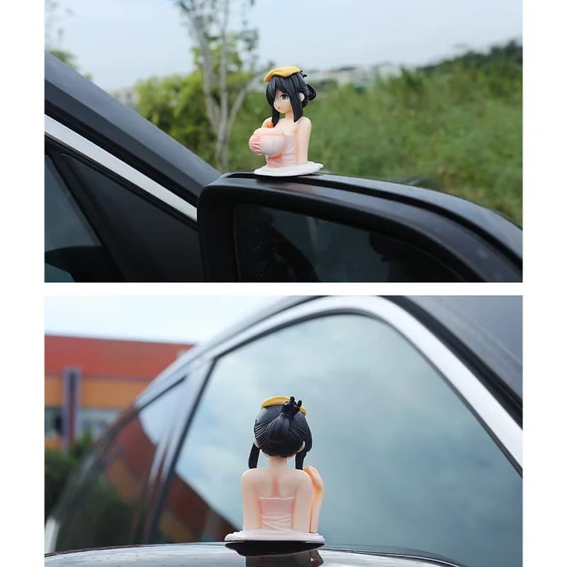 Chest-Shaking Kawaii Kanako Car Ornament