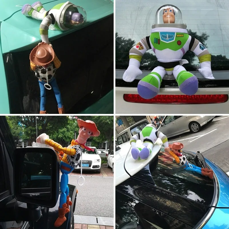 NEW! Toy Story - Sherif Woody & Buzz Lightyear on Vehicle