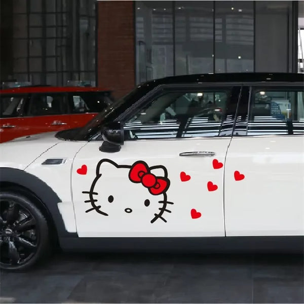 Hello kitty car sticker