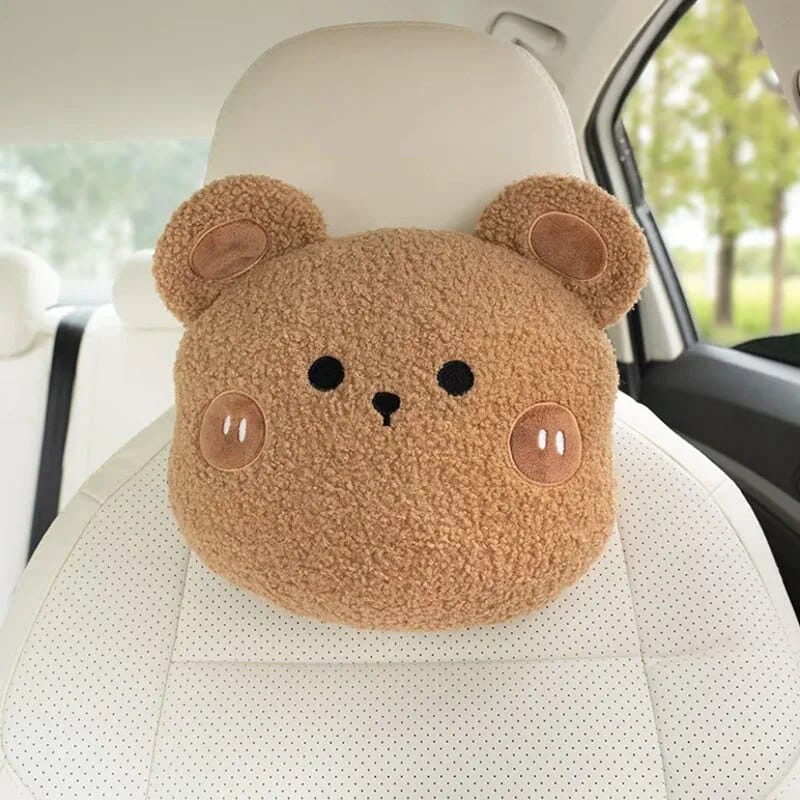 Cartoon Animal Car Headrest Cushion