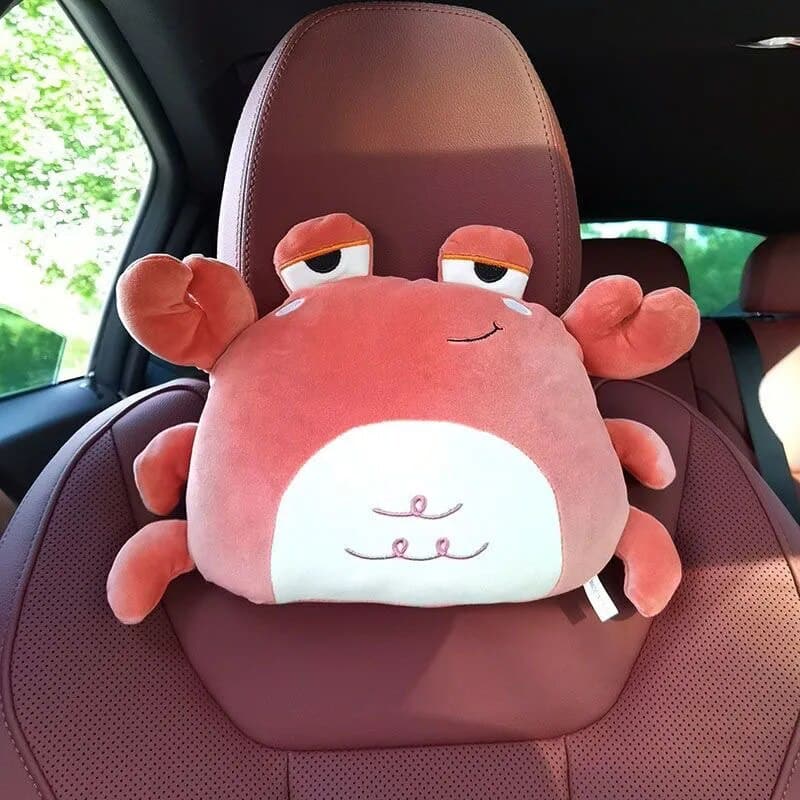 Cartoon Animal Car Headrest Cushion