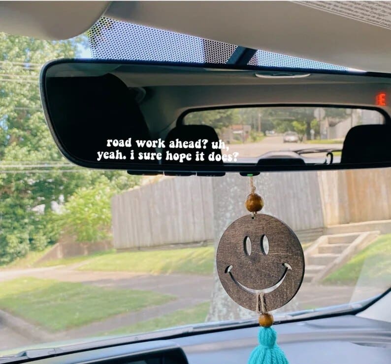 Car Rearview Mirror Decal