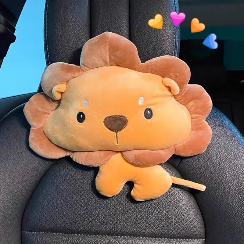 Cartoon Animal Car Headrest Cushion