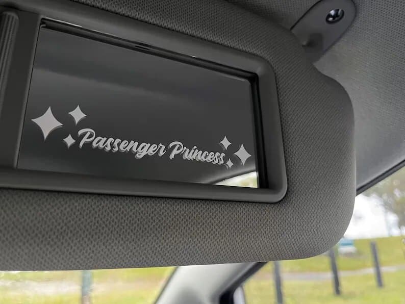 Car Rearview Mirror Decal