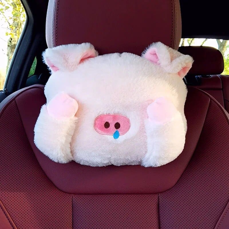 Cartoon Animal Car Headrest Cushion