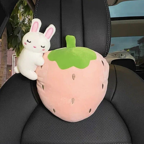 Cartoon Animal Car Headrest Cushion