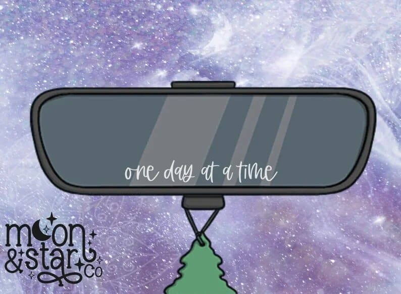 Car Rearview Mirror Decal